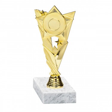 General golden figure with base