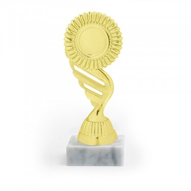 General golden figure with base