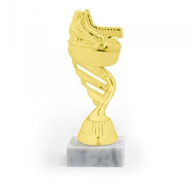 Ice Hockey golden figure with base