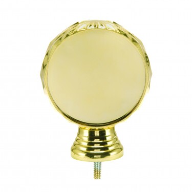 Disc Holder golden figure with base