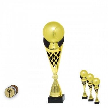 Teniszlabda arany/fekete serlegen A