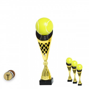 Teniszlabda arany/fekete serlegen A