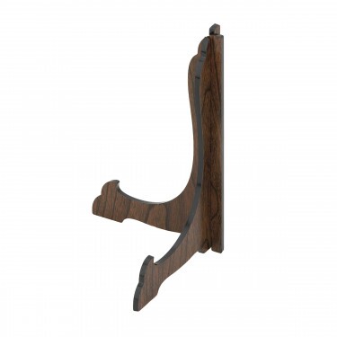 Tányér támasz fa hatású A