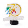 Standard acrylic award with marble base, horizontal (max. size 25x22 cm)