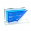 Premium acrylic award with acrylic base, wide