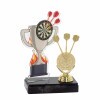 Darts cup acrylic award with figure C