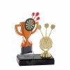 Darts cup acrylic award with figure C