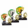 Football cup acrylic award with figure