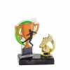 Football cup acrylic award with figure