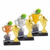 Motorsports cup acrylic award with figure C
