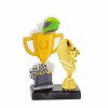 Motorsports cup acrylic award with figure C