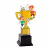 Football boys kids acrylic trophy C