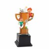 Football boys kids acrylic trophy C