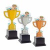Swimmer boy kids acrylic trophy C