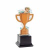 Swimmer boy kids acrylic trophy C