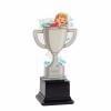 Swimmer girl kids acrylic trophy C
