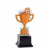 Swimmer girl kids acrylic trophy C