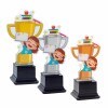 Student girl kids acrylic trophy C