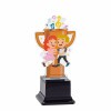 Dancing couple kids acrylic trophy C