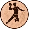 Handball (men) medal insert gold 25 mm