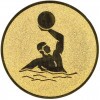 Water polo medal insert gold 25 mm
