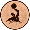 Water polo medal insert gold 25 mm