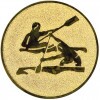Kayak canoe medal insert gold 25 mm