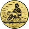 Rowing medal insert gold 25 mm