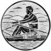 Rowing medal insert gold 25 mm