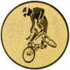 Cycling (BMX) medal insert gold 25 mm