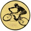 Cycling (mountain bike) medal insert gold 50 mm