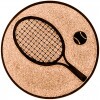 Tennis medal insert gold 50 mm