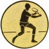 Tennis (men) medal insert gold 25 mm