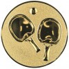 Table tennis medal insert gold 50 mm