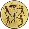 Athletics medal insert bronze 50 mm