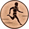 Running (Women) medal insert silver 50 mm