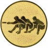 Tug of war medal insert bronze 25 mm