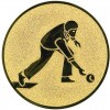 Squittles men medal insert gold 25 mm
