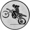 Motocross medal insert gold 25 mm