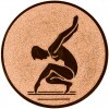 Gymnastics (Women) medal insert gold 50 mm