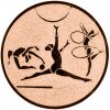 Rhythmic gymnastics medal insert bronze 25 mm