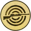 Shooting (rifle) medal insert silver 50 mm