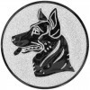Dog medal insert gold 50 mm