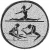 Gymnastics (women's all-around) medal insert gold 25 mm