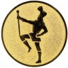 Majorette medal insert gold 25 mm