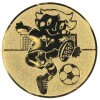Football (kids) medal insert gold 25 mm