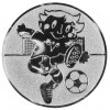 Football (kids) medal insert gold 25 mm