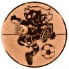 Football (kids) medal insert gold 25 mm