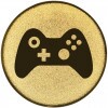 E-sports medal insert gold 25 mm