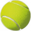 Tennis ball medal insert 50 mm